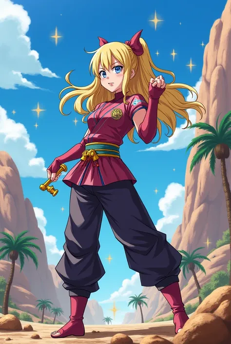 Lucy heartfilia version dragon ball