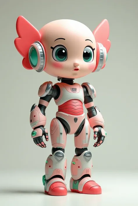 Japanese sofubi doll 3d design based on Kewpie and Astroboy