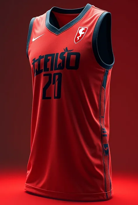 Créé un maillot de basket pour une équipe qui sappelle TEAM DES PROS. Le design doit être futuriste, la couleur utiliser doit être le rouge.
Ensuite, crée un nouveau logo qui illustre la rage de gagner, la détermination.
Le nom qui doit figurer sur ce mail...