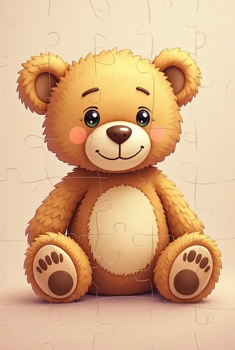 A teddy bear puzzle 