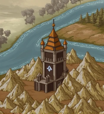 White Stone Magic Tower .  save the rest of the image. 