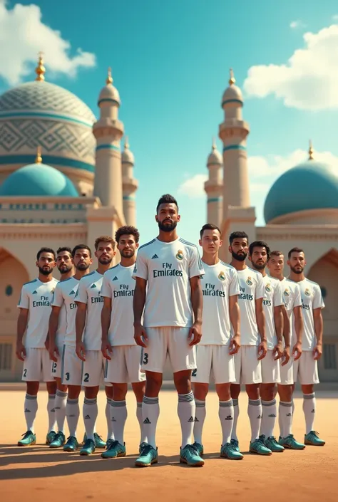 Real Madrid players in Uzbekistan 