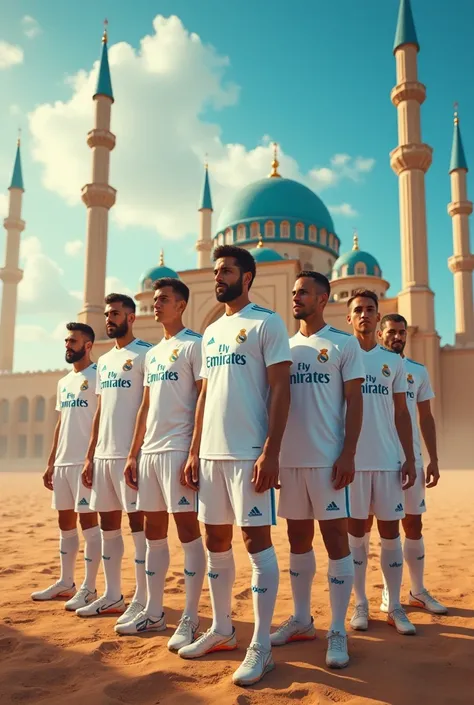 Real Madrid players in Uzbekistan 