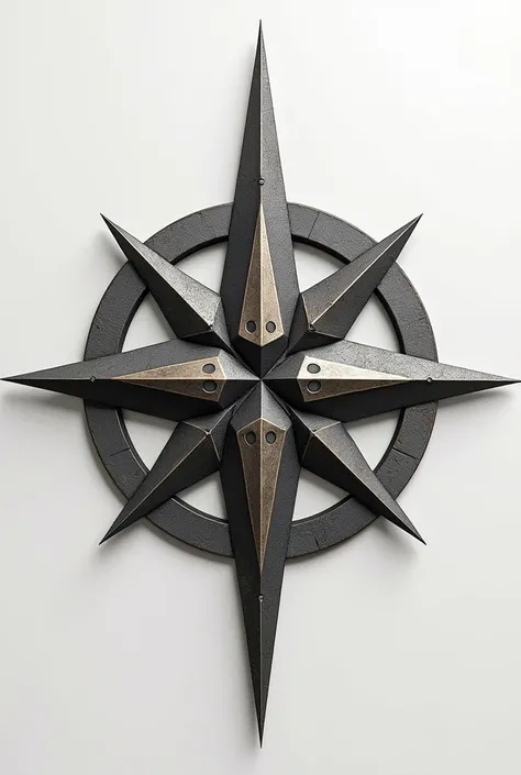 Stylized compass written by Equipe Norte