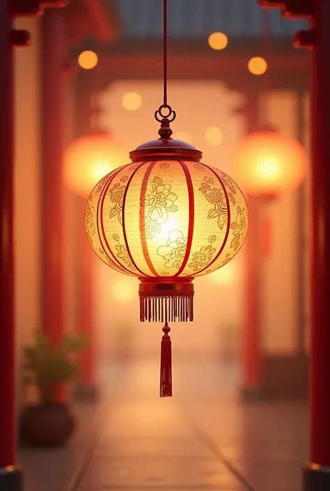 Make a logo for a lighting company that carries Chinese lanterns