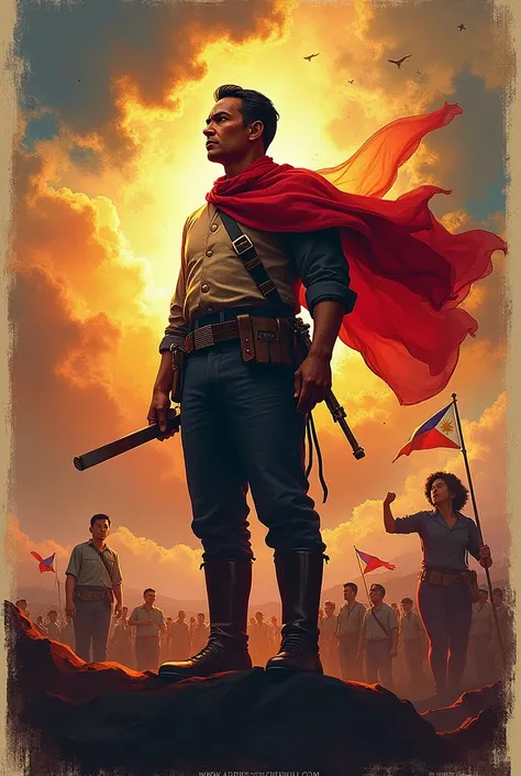 Create a poster of bonifacio about pagbibigay 
 pugay sa supremo 

Tema:
Pagkakaisang pilipino:
Pondasyon ng malaya at maunlad na bansa