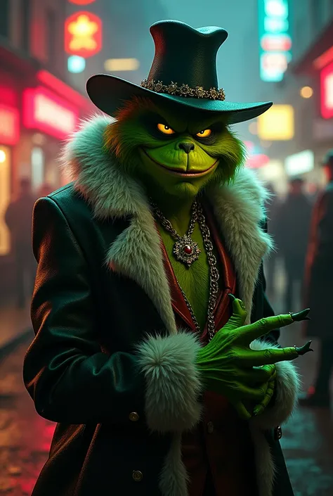 Grinch as a pimp