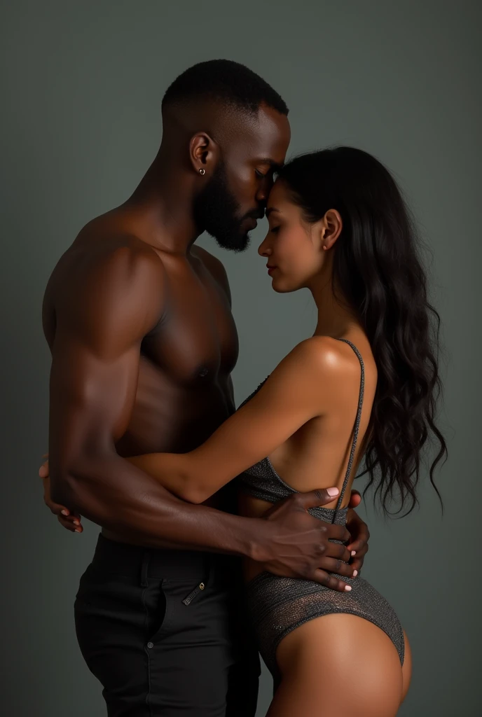 I created an image of a black man having anal sex with a woman 