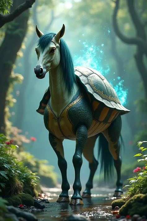 Connecting a turtle to a horse 