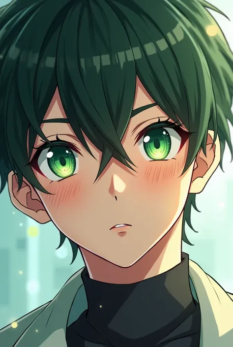 Ojos Verdes de Hombre Anime 