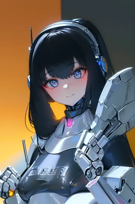 (masterpiece),(Highest quality),(Super detailed),(Best illustrations),(Best Shadow),(Absurd),(Detailed Background),(so beautiful), 16K, 8K, 4K,(Best Shadow),robotization,woman ,big bust,Robot Joint ,Metal skin,Black robot Suit,long hair,a black robot suit ...