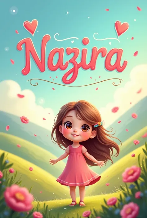 Create a CUTE NAZIRA name image