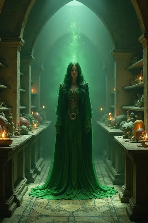 Green Witch Candles, Amulets and Shumeriums