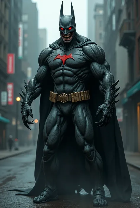 Realistic monster hybrid Batman 