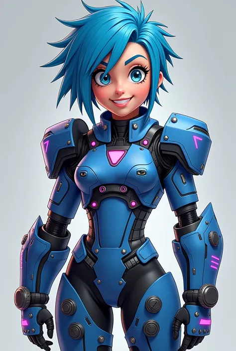 (photorealism:1.2), beautiful woman, Create a highly detailed and realistic portrait of Jinx from the animated series Arcane, wearing an improvised armor suit inspired by Iron Man. Ensure the character is depicted with a lifelike quality, maintaining her s...