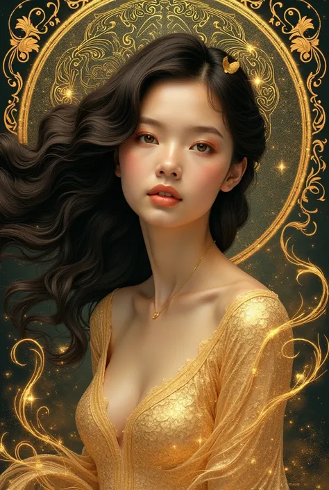 Gold leaf art　Beauty