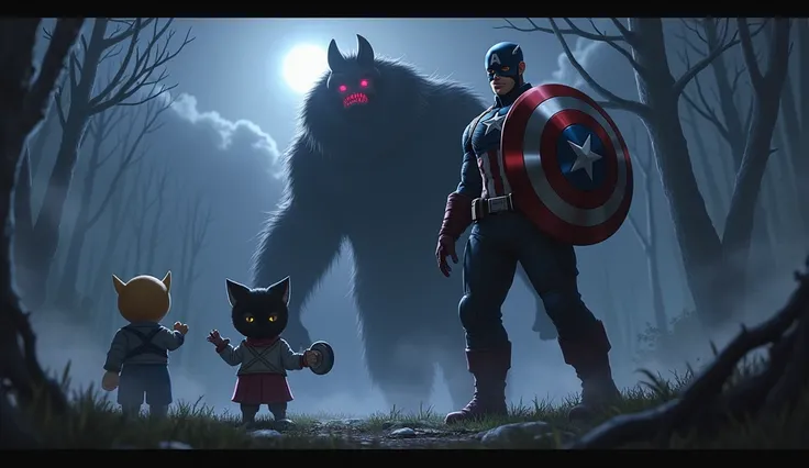 Avengers Captain America Nunu Tv Cocomelon Vlad And Niki spooky vibe