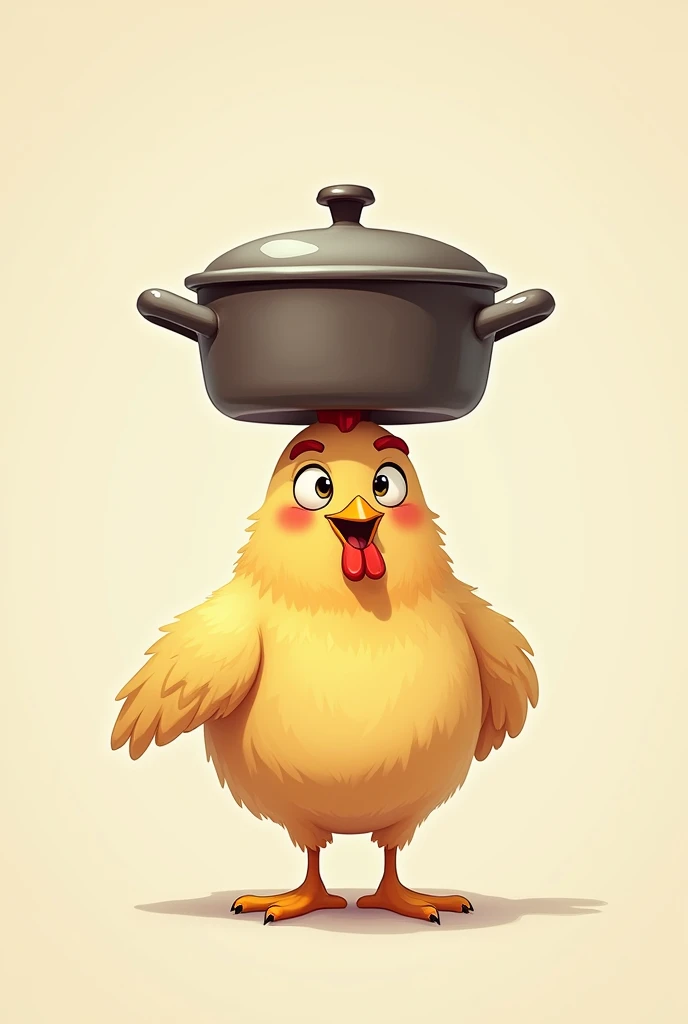 Now put on a chicken pot