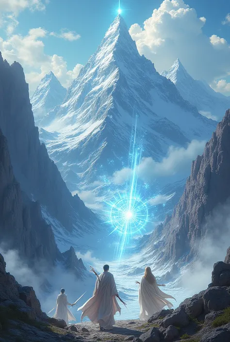 Create a mountain view from the anime Battle Through the Heavens 