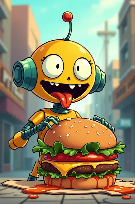  gir eating burge