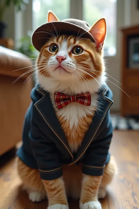 Videos of cats dressed as humans