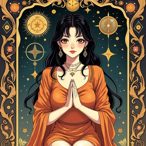 For now, evaluate your 3-month love fortune and chance of meeting someone with tarot、 elegant and classy、 manga style 、