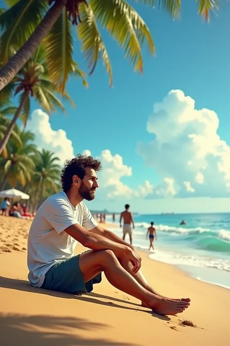 Messi in Kozhikode beach 