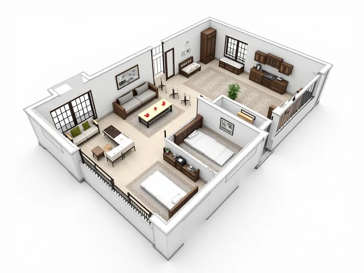 5 marla home 2d plan