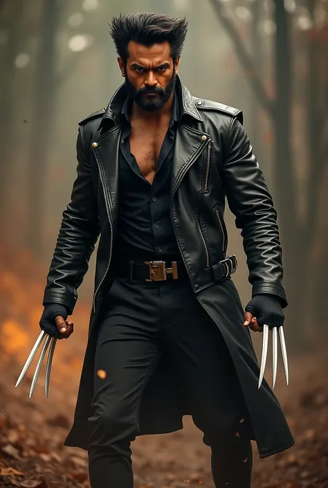 Imagine Prithviraj Sukumaran stepping into Wolverine’s shoes, bringing his intense screen presence to the iconic hero. Dressed in Wolverines black leather suit, with claws extended and a wild, untamed look, he stands ready for action. This fusion of Mollyw...