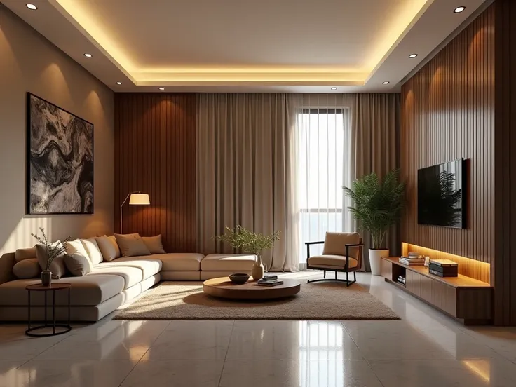 Interior Design Ultra Realistic Render, Lumious Lights