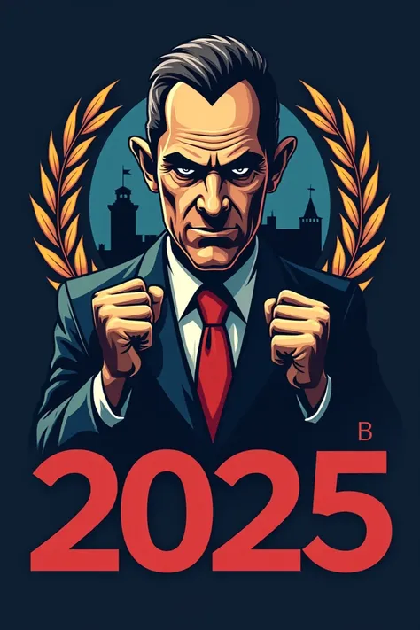 Logo, An election with a sense of dictatorship,2025,  Student President Election