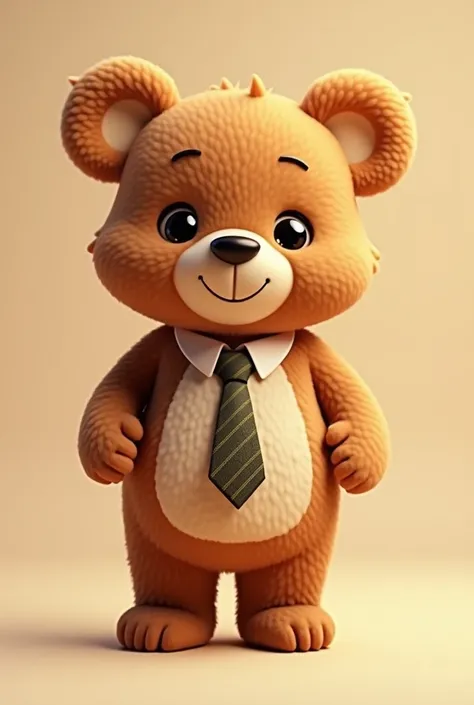 cute bear avatar，Ask for originality， and has a handsome smile，The one who wears a tie 