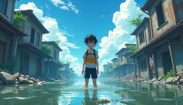 Anime,after flood,never give up,ฝ่าฟันอุปสรรค