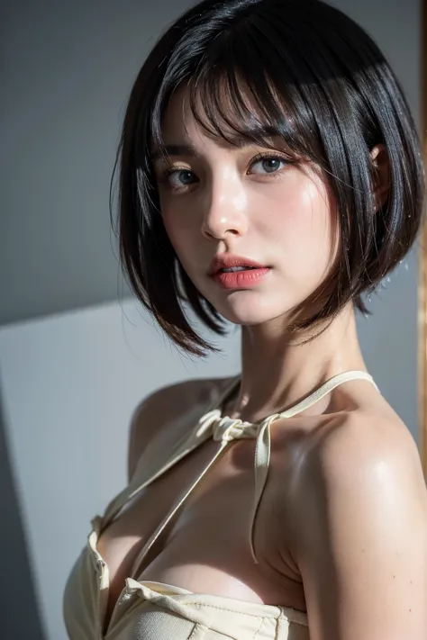 ( masterpiece, top quality, best quality,8k,************ girl,ultra detailed,raw photo:1.5),(photorealistic:1.4), (bob cut, black hair:1.5), (cinematic lighting), PerfectNwsjMajic, , Surrealism, UHD, ccurate, Super detail, textured skin, High detail, Best ...