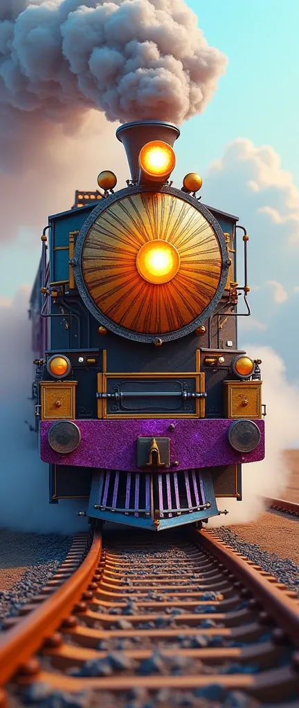 Run the train (The color of the train. Gold, purple, blue, orange, gray),(Mix together)