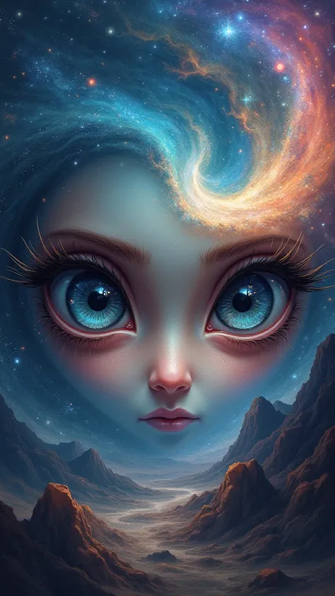 Big eyes galaxy 