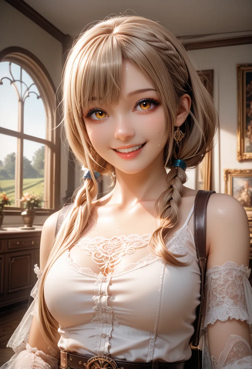 full body widok od dołu smile (extremely detailed cg unity 8k wallpaper), (masterpiece), (best quality), (ultra-detailed), (best...