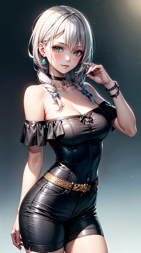 ( anime style ),  Masterpiece ,  best quality,  ultra detail, Sparkling　Shine, Shine光,  ray tracing ,  high definition R, depth of field , ( perfect face,  detailed face ,  detail eyes off the shoulder),(big :1.2),8k, high definition , Ultra Realistic Face...