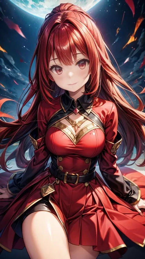 red magic girl