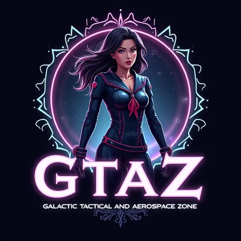 Gtaz logo (masterpiece, best quality, very aesthetic , ultra detailed), intriguing details , 4K, sailor moon style, in space