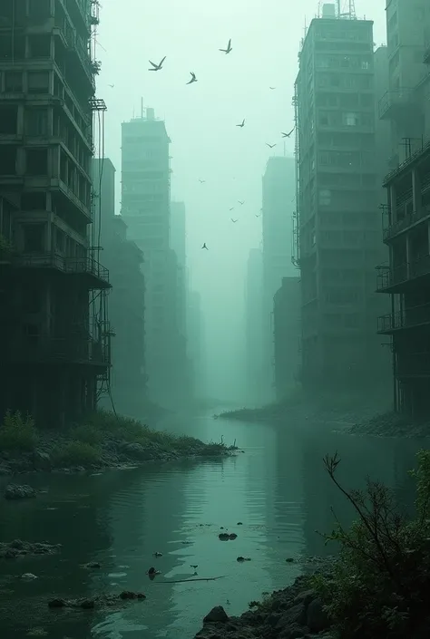 Flooded city