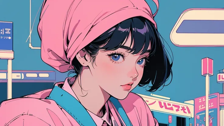 lo-fi, cill,  city pop, Beauty, New Retro,  nostalgic ,  Neon Designs , Tokyo Mellow , 80s culture,  Retro Pop Illustrations,  Fancy Wallpapers ,