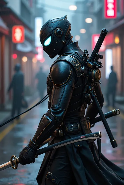 The samurai and Spider-Man concept is a hero who mainly plays an active role at night. He also has mechanical equipment that fights enemies on Japanese roads.