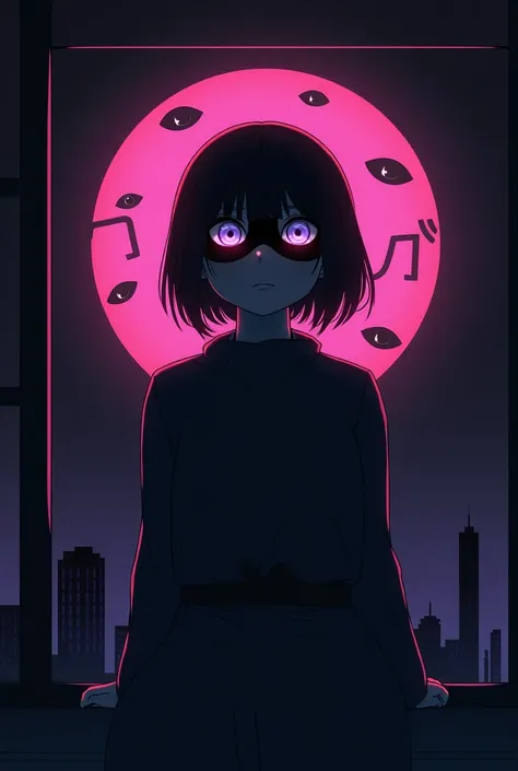 •  anime

•  digital art

•  illustration

•  fantasy

•  surrealism

•  dark

•  gloomy

•  shadow

•  mystery

•  creepy

•  eye

•  eyes

•  gaze

•  looking up

•  silhouette

•  girl

•  woman

Specific:

•  multiple eyes

•  floating eyes

•  windows...