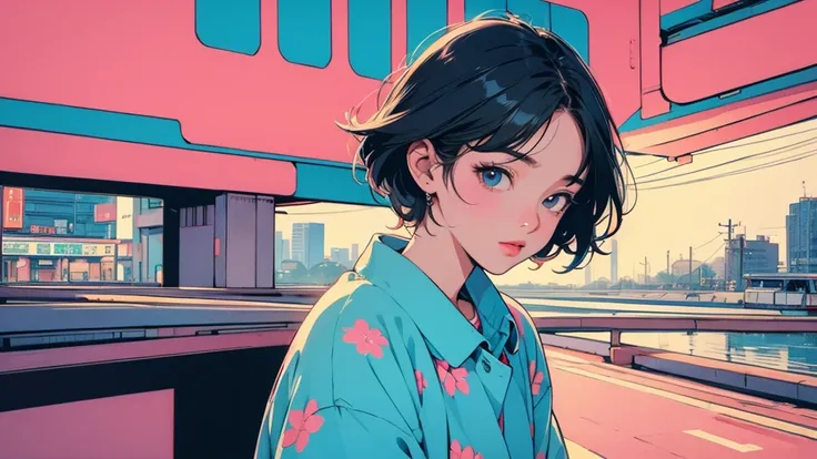 lo-fi, cill,  city pop, Beauty, New Retro,  nostalgic ,  Neon Designs , Tokyo Mellow , 80s culture,  Retro Pop Illustrations,  Fancy Wallpapers ,