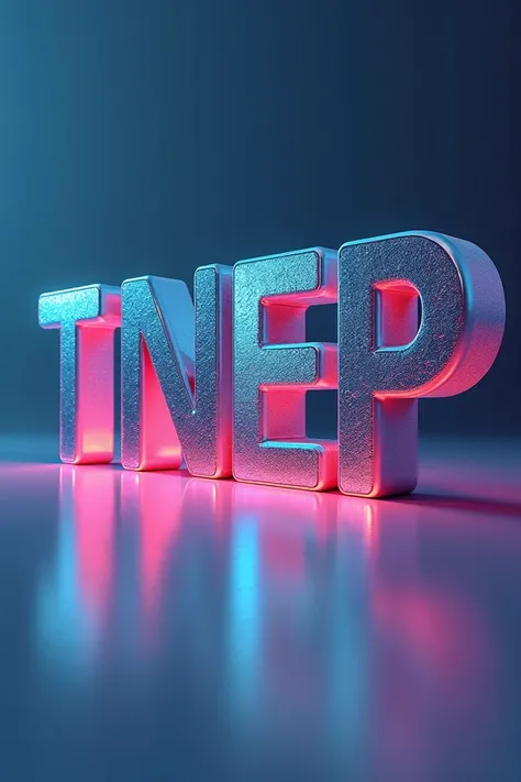 Create the letters TNEP on the page