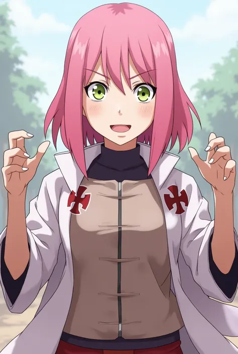 Personagem Sakura de Boruto next generation.