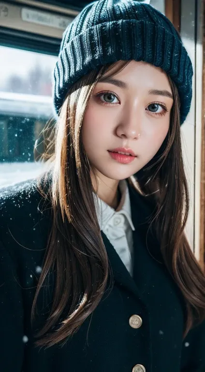  Urzang - 6500-V1.1, ( RAW photos :1.2), (photorealistic:1.4),  Beautiful Detailed Girl ,  very detailed eyes and face,  beautiful detailed eyes from outside the train, Ridiculous, incredibly Ridiculous,  Large File Size ,  super detailed,  high definition...