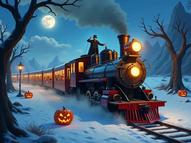 Now the Halloween-themed Polar Express