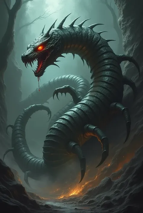 Demon Centipede Half Snake
